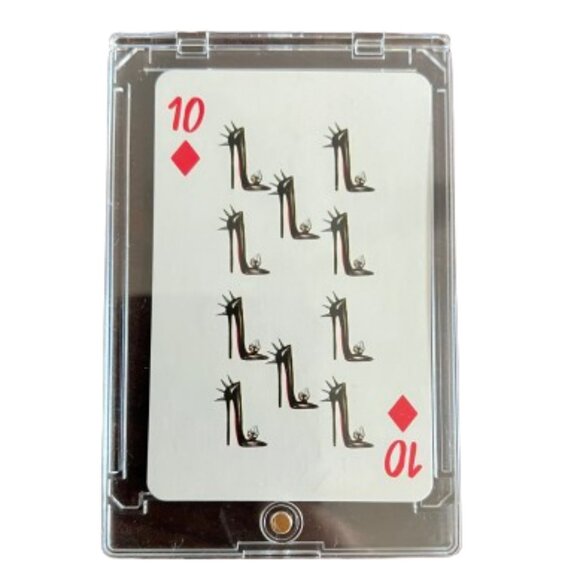 Christian Louboutin 10 of Diamond Playing Card - Picture 2 of 2